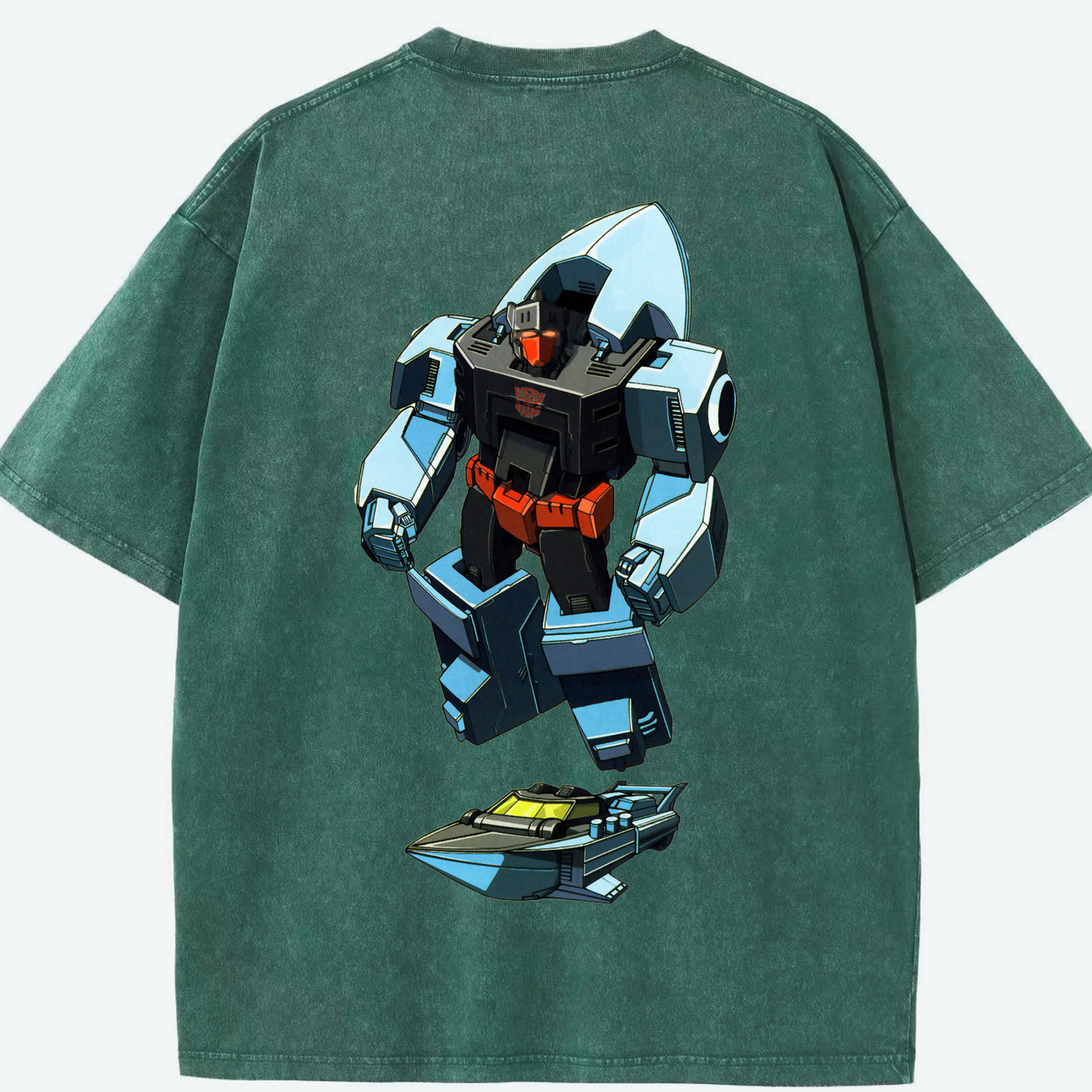（画像用）  綿100% ヴィンテージ風 半袖Tシャツ（背面プリント）